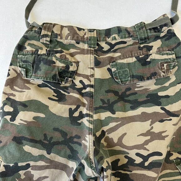 Old Navy Y2K Camo Cargo Straight Leg Pants Size 29x30 Distressed Streetwear - Picture 7 of 12